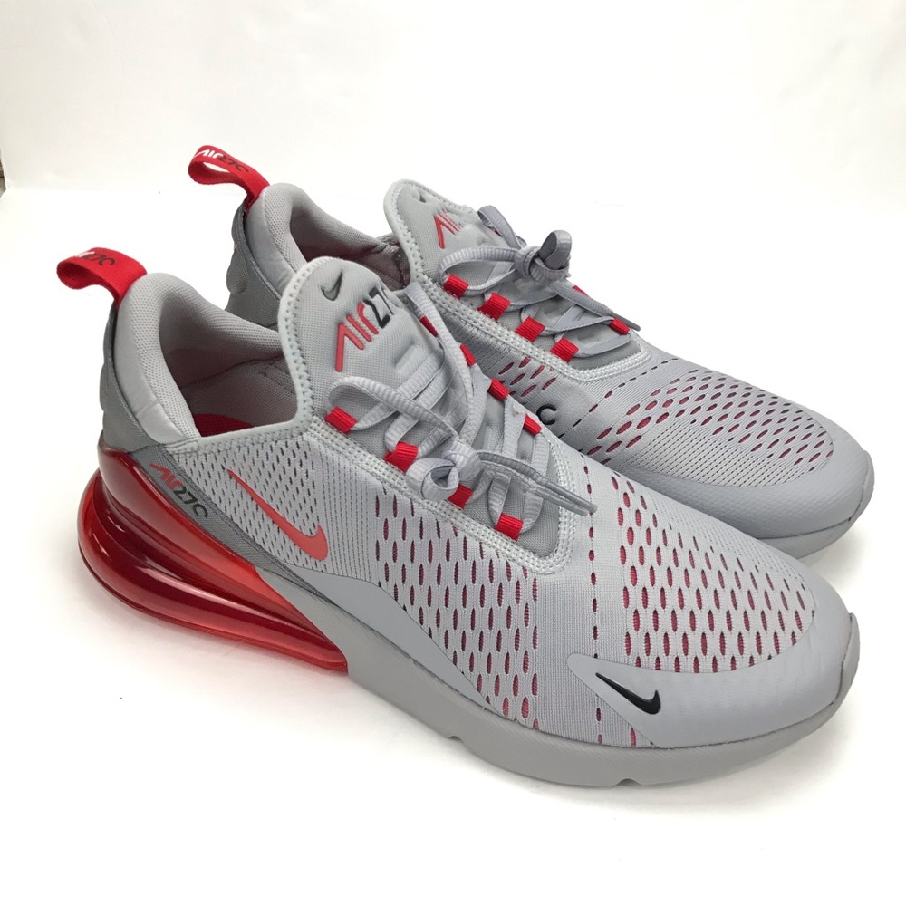 Nike Air Max 270 Wolf Grey/red sizes 9.5